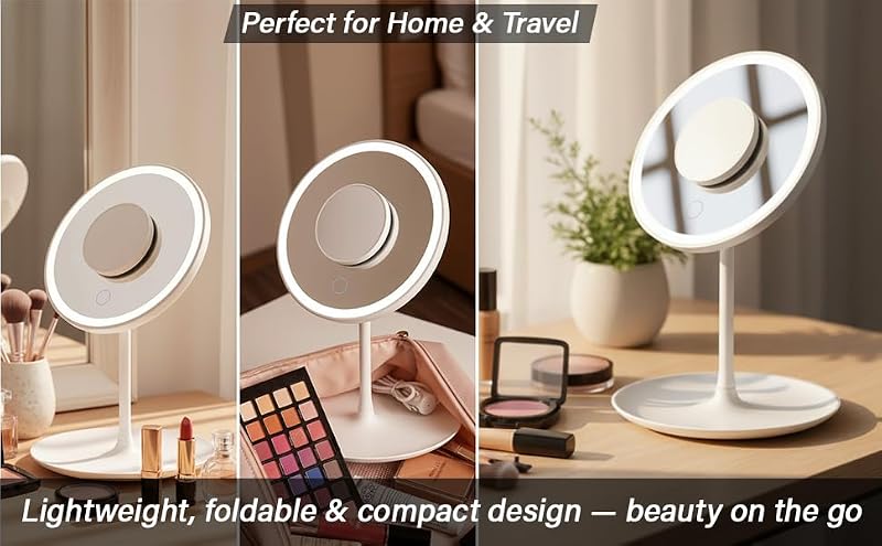 5X Magnifying Mirror – USB Powered Makeup & Grooming