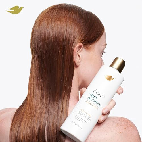 Dove Nutritive Solutions Moisturizing Conditioner for Dry Hair Daily Moisture Deep Conditioner Detangles and Nourishes Dry Hair 12 oz,(Pack of 8)
