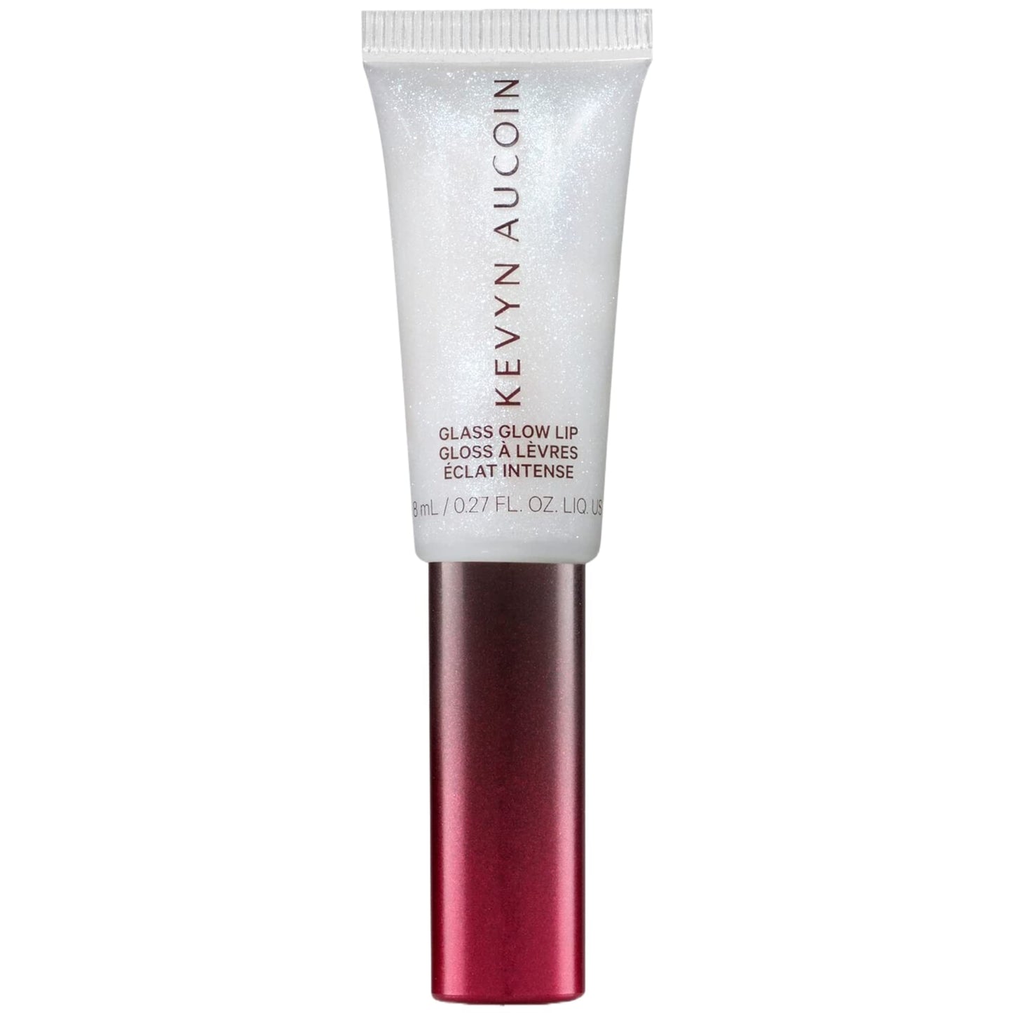 Kevyn Aucoin Glass Glow Lip, Crystal Clear: Multi-purpose lip gloss highlighter. 3D reflective glaze, comfortable wearing, non-sticky. Moisturize, protect, lock in shine. Makeup artist go to.