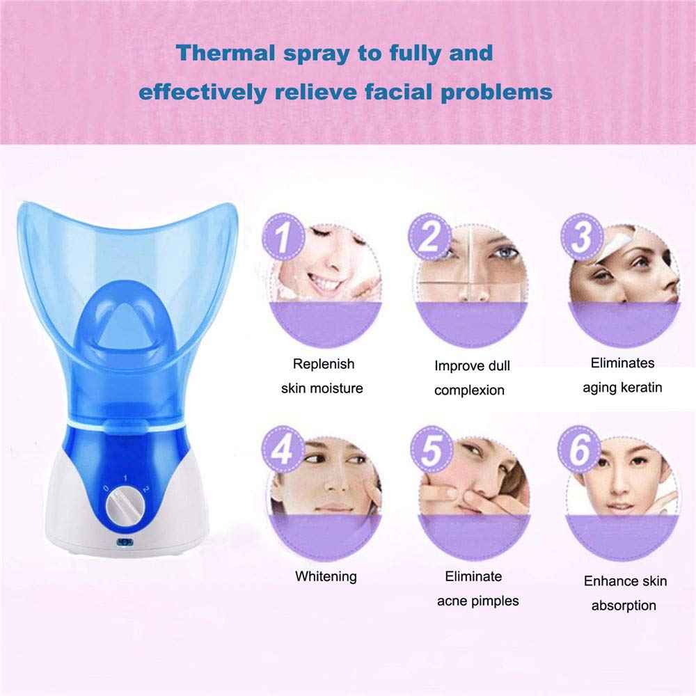 Facial Steamer Professional Steam Inhaler Facial Sauna Spa for Face Mask Moisturizer - Sinus with Aromatherapy Diffuser Skin Care