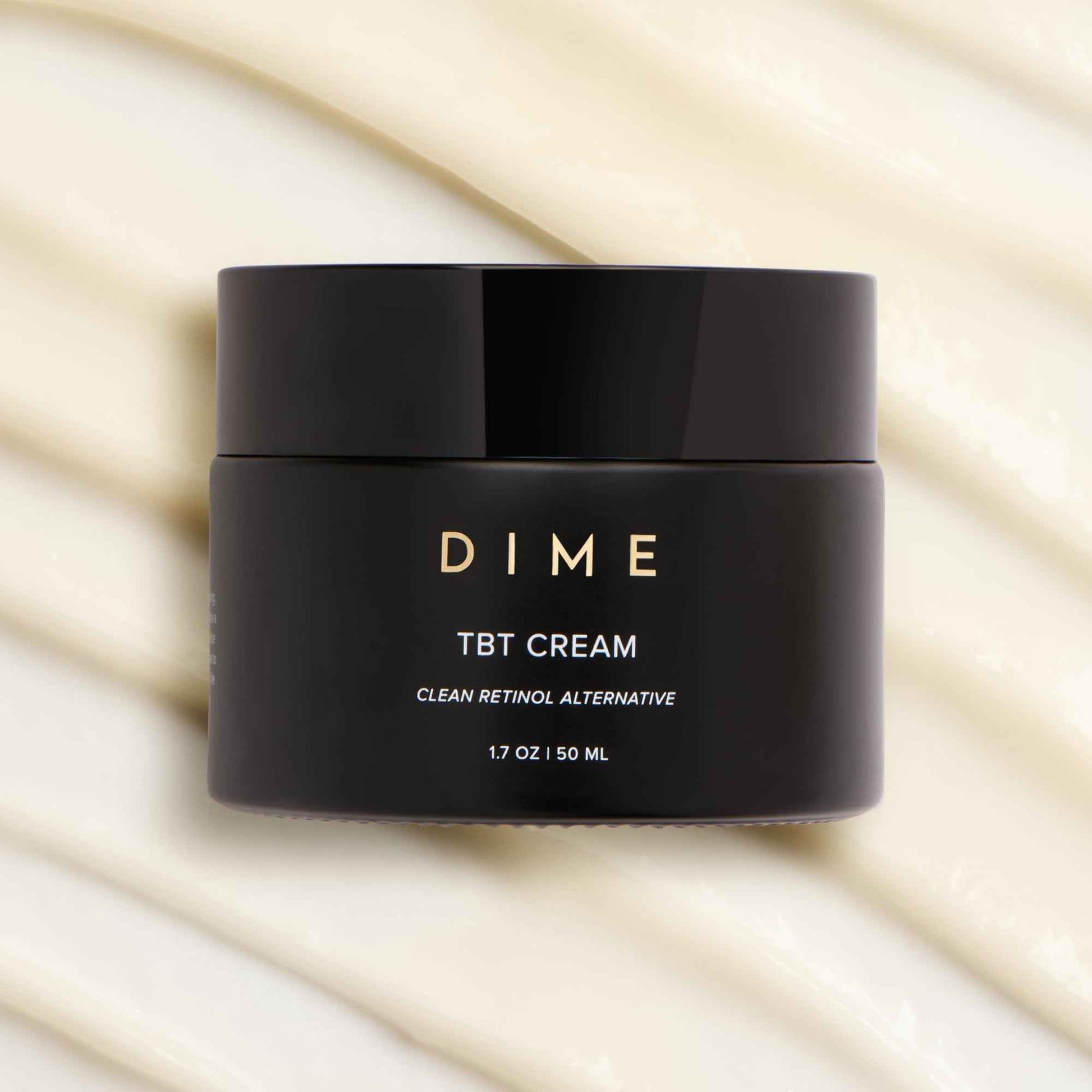 DIME Beauty TBT Cream, Anti-Aging Retinol Cream Alternative and Face Moisturizer with Bakuchiol, Lightweight Night Cream 1.7 oz / 50 ml