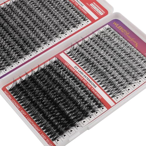 30D 40D 50D Lash Clusters Wispy - 640PCS DIY Eyelash Extensions
