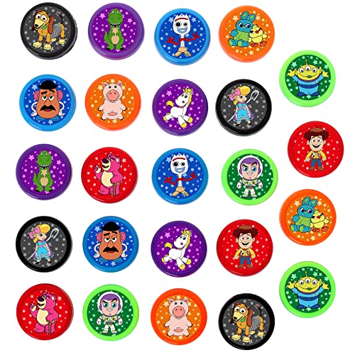 24 Toy Inspired Story Themed Stampers for Birthday Parties