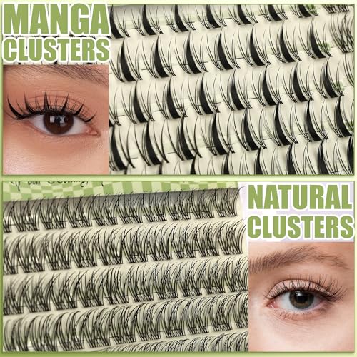 Himirell 160pc Lash Clusters Extensions Kit - 10-18mm Wispy D Curl