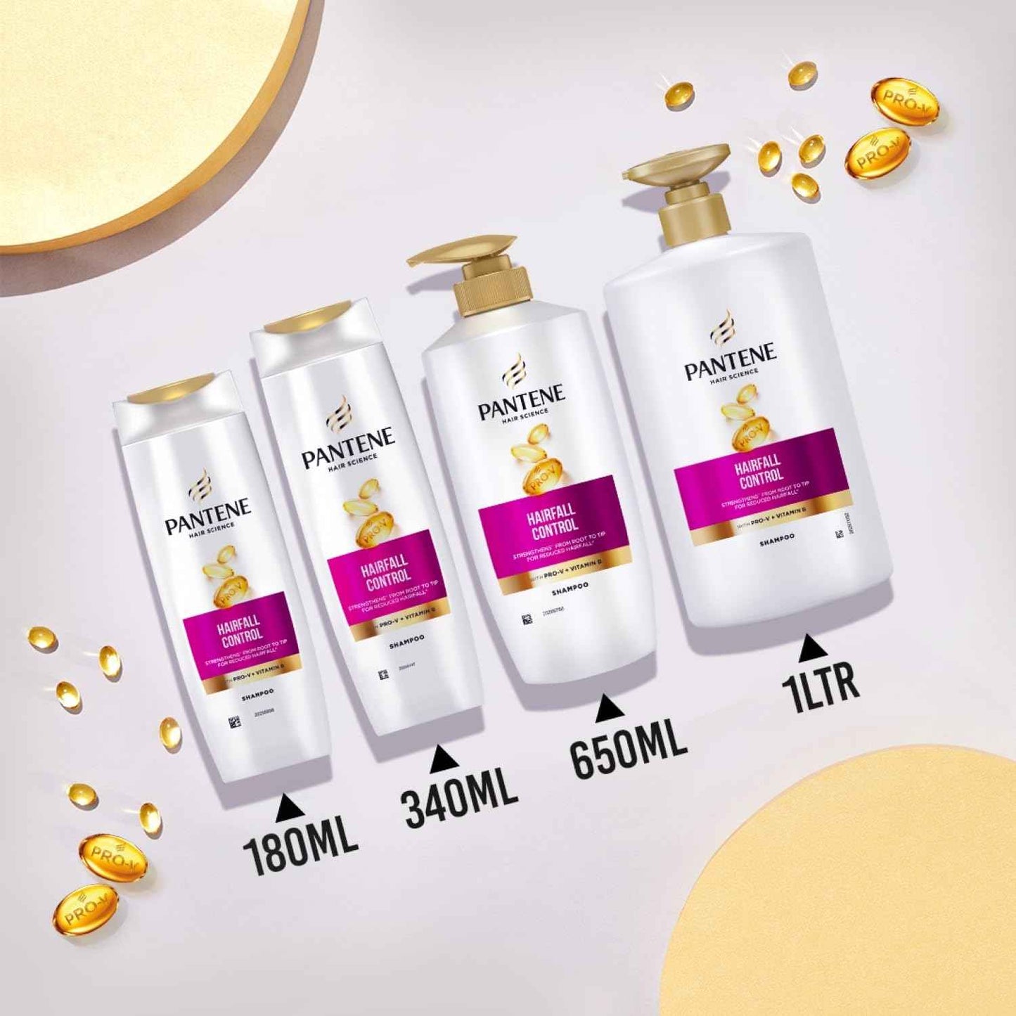 Pantene Advanced Hair Fall Solution Hair Fall Control Shampoo, 650 ml