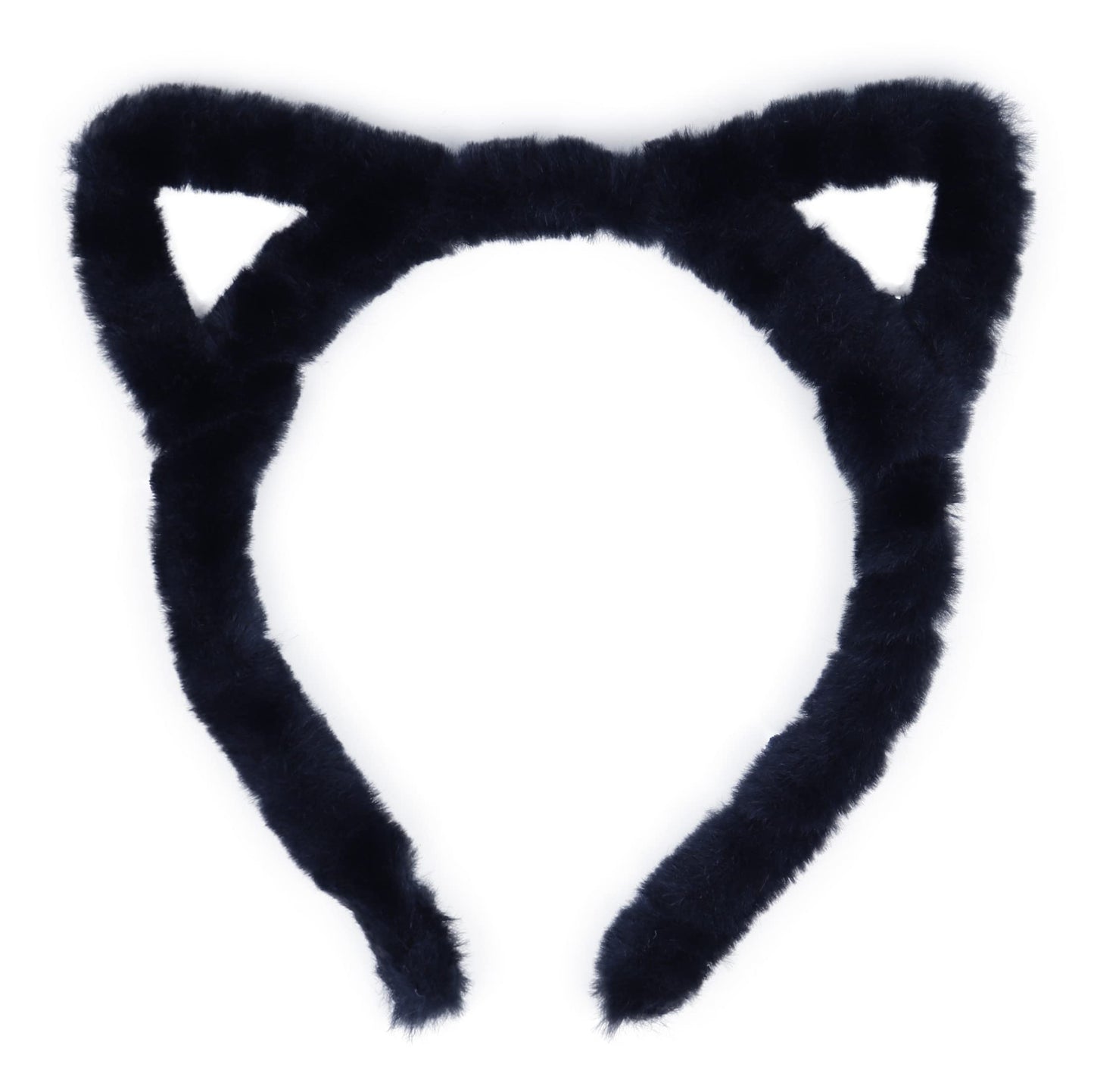 Bonnie Z. Leonardo Plush Cute Cat Ears Headband Black Cat Ears PluC-Black