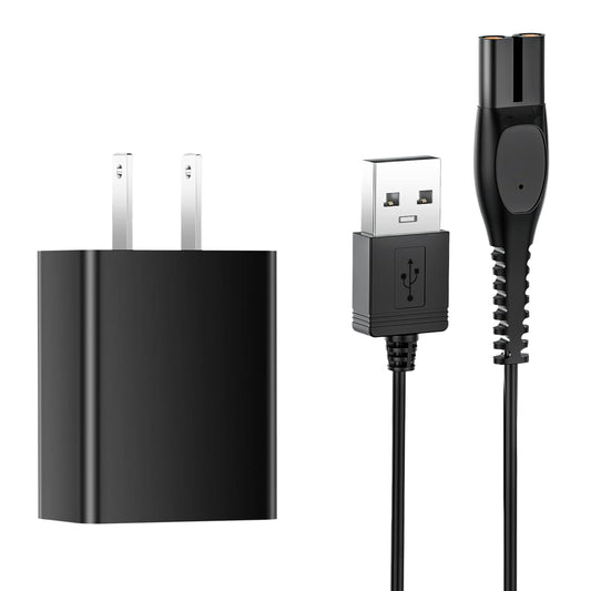 5V Charger for Philips Norelco Shaver 2400 3900 MG3919, Compatible with Phillips Norelco Wet & Dry Series 2000 5000 7000 3000 USB Charging Cable