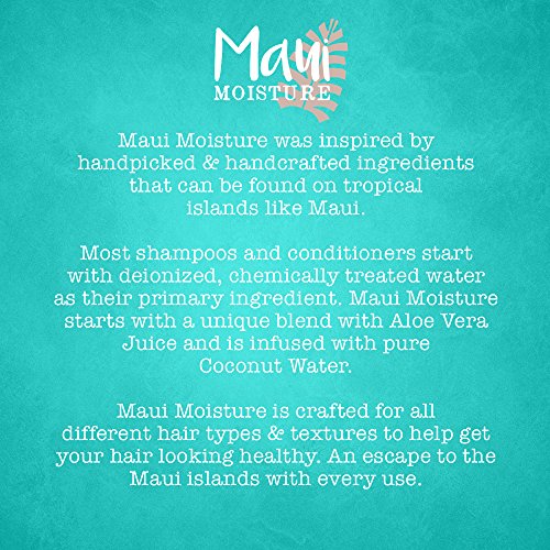 Maui Moisture Thicken & Restore + Bamboo Fibers Volumizing Blow Out Mist, Hair-Thickening Spray Treatment to Revive Weak, Brittle Curly Hair, Vegan, Silicone- & Paraben-Free, 8 Fl Oz