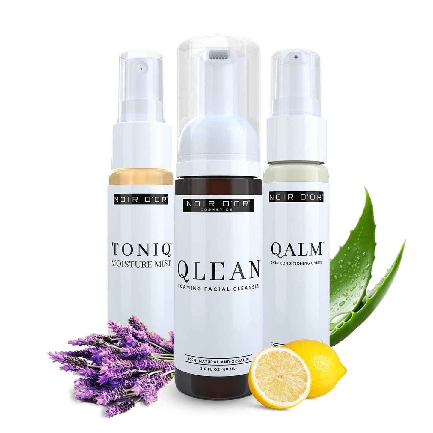 Noir D'or Acne Scar Treatment, Hyperpigmentation Treatment for Face, Normal to Oily Acne Skincare | Three Step Scar Repair Set for Acne Scars and Dark Spot Remover | Breakout Acne Treatment for Scars