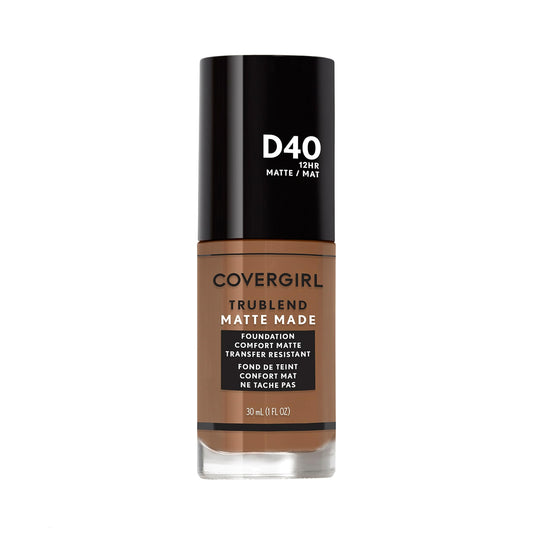 COVERGIRL TruBlend Matte Made Liquid Foundation, Deep Bronze , 1 Fl Oz (Pack of 1)