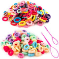 360pcs Toddler Hair Ties, No Damage Cotton Elastics for Baby & Kids