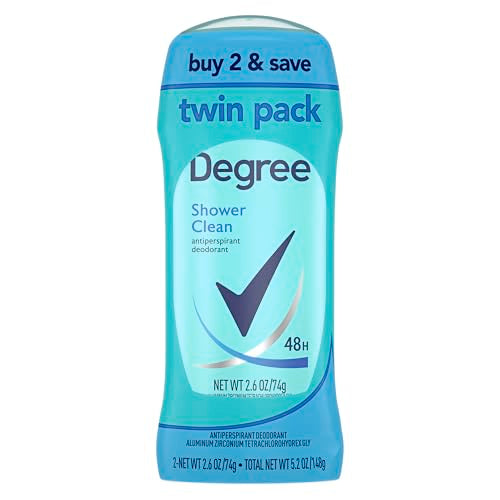 Shower Clean Antiperspirant Deodorant for Women - 48-Hour Protection Twin Pack