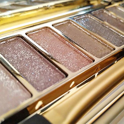 9 Color Shimmer Eyeshadow Palette with Brush & Mirror Set