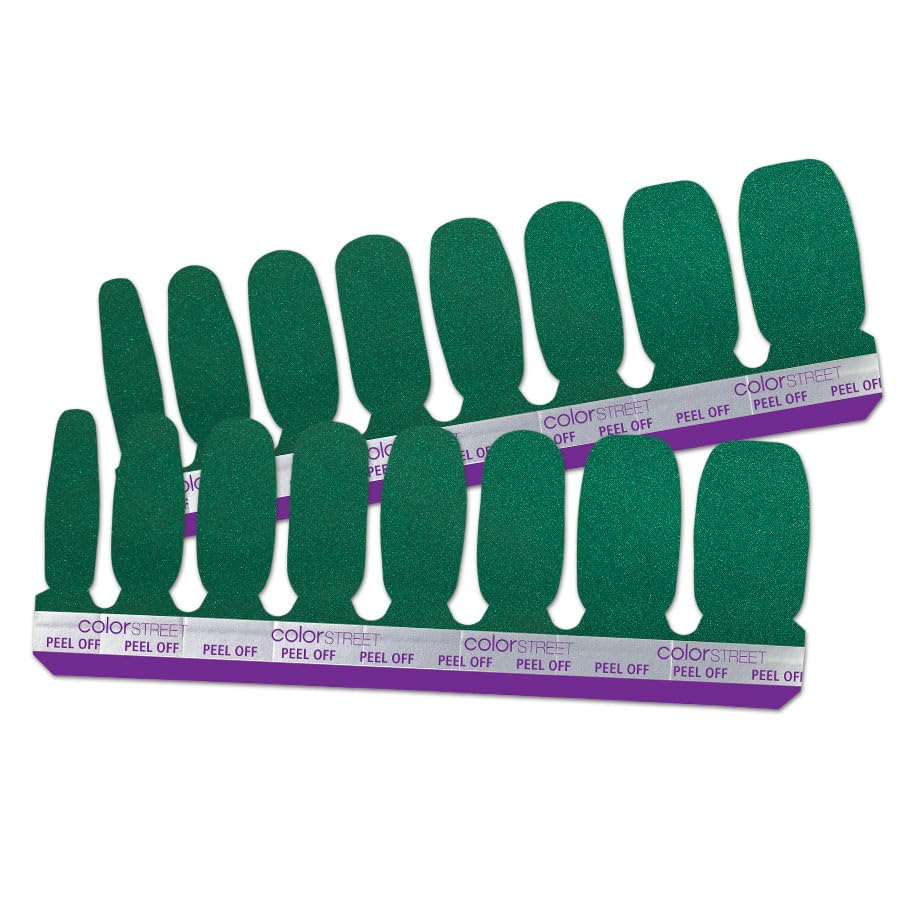 Color Street 'Emerald Satin' (FMS172) - Nail Polish Strips Fall Edit 2023