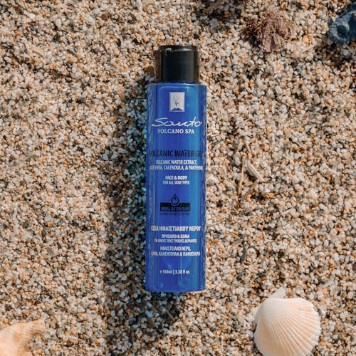 Volcanic Water Gel 100ml ? Soothing & Hydrating Hydro Gel Moisturizer for Face & Body ? Reduces Redness, Itchiness, Irritation and Sunburn