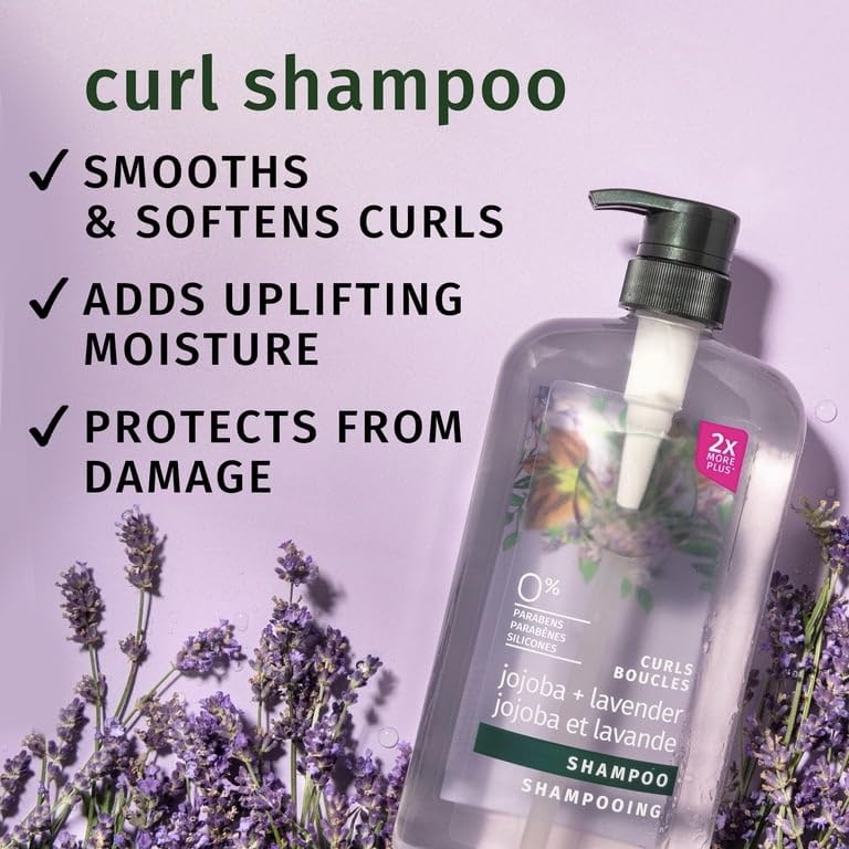 Jojoba & Lavender Curl Shampoo - Natural, Silicone-Free, 33.8 fl oz