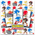 Sonic Temporary Tattoos for Kids - 72 Pack Party Favors