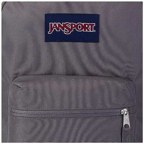 JanSport Unisex Cross Town Graphite Grey Polyester Backpack