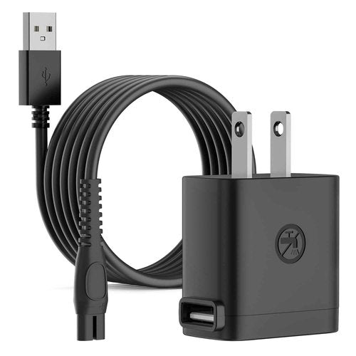 5V Charger for Philips Norelco Shaver S3243/91 X3001/90 S7887/82 X3052/91 S5880/81 S1016/90, with 3.3 ft Power Cord