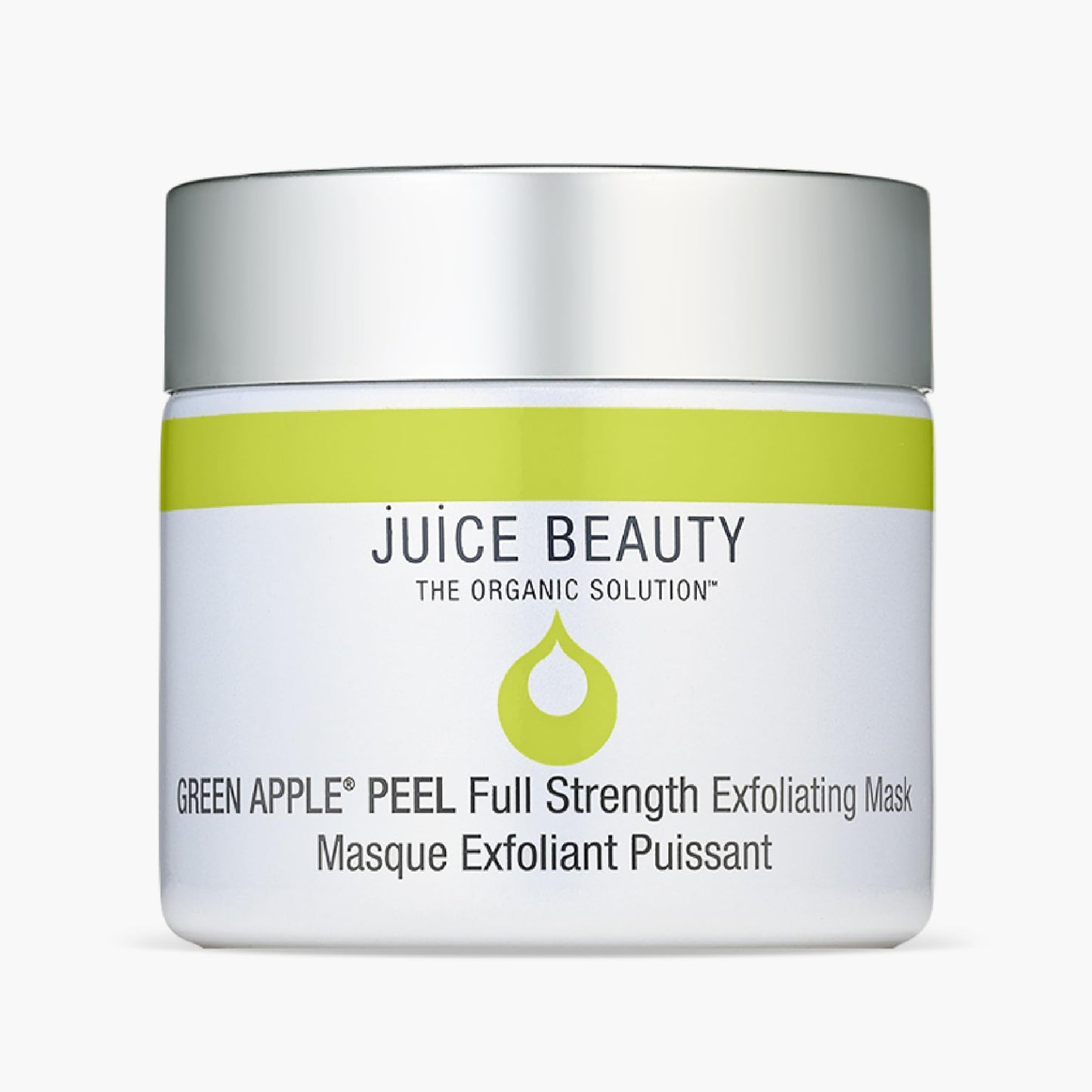 Juice Beauty Green Apple Peel Full Strength Exfoliating Mask - 60 mL - Spa-Grade Facial Peel to Exfoliate + Even Skin Tone - Vegan, Cruelty Free