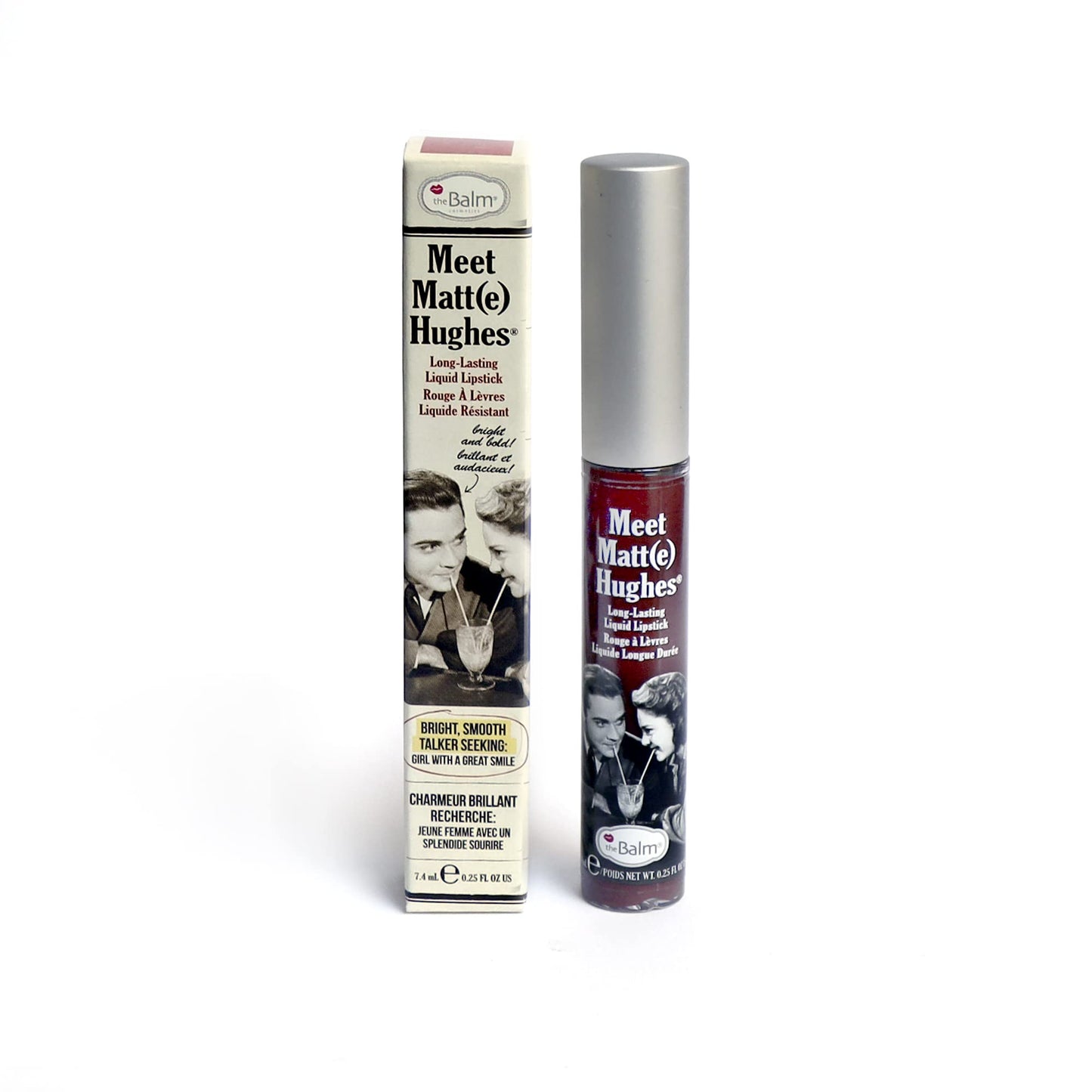 the Balm Meet Matte Hughes Long Lasting Liquid Lipstick - Fierce for Women - 0.25 oz Lip Gloss