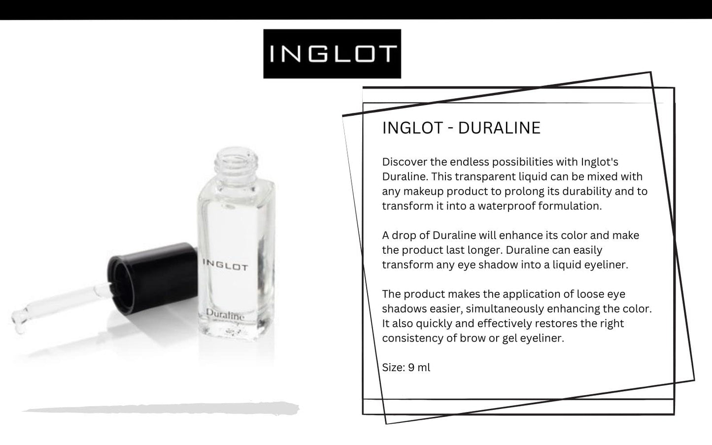 The Beauty Box INGLOT Bundle - Duraline, AMC Eyeliner Gel 77 and AMC Eyeliner Gel 90 (3-Piece)