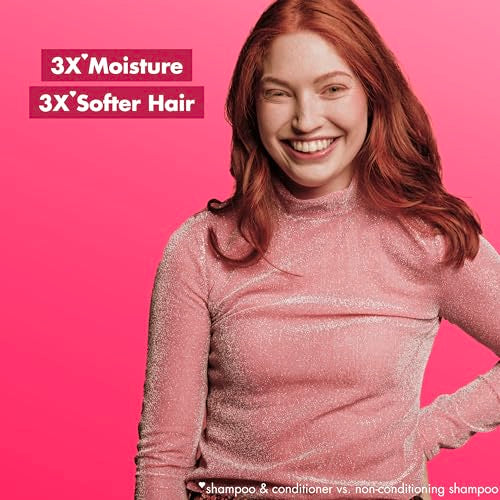Love Beauty and Planet Vegan Collagen Moisture Shampoo Murumuru Butter & Rose Pack of 4 for Color-Treated Hair Vibrancy, 13.5 oz