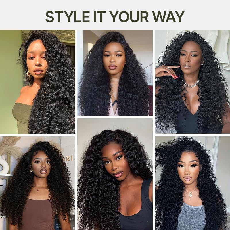 Frodio Curly Half Wig - 26 Inch Glueless Drawstring Wig