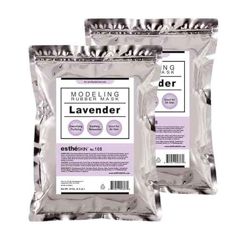 No.108 Lavender Modeling Mask Powder for Professional Facial Treatment, 35 Oz. (2 pack)
