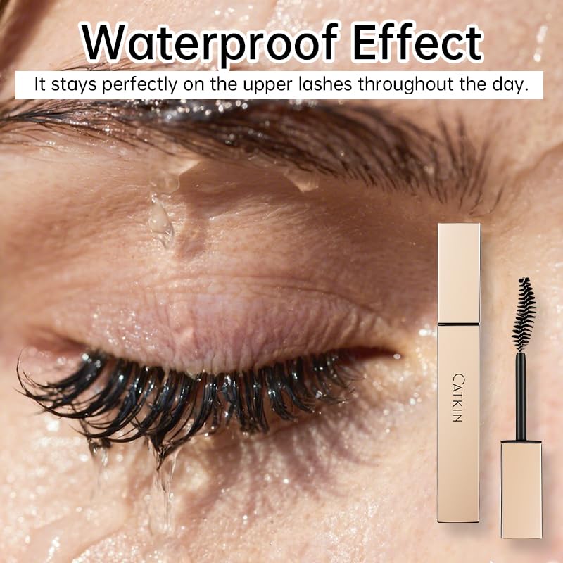 CATKIN Lash Lengthening Mascara - Waterproof, Volumizing Black