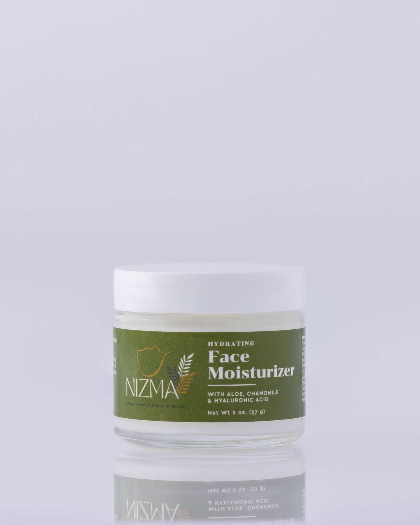 Hydrating Face Moisturizer with Hyaluronic Acid and Aloe – Lightweight Daily Facial Cream for Dry, Oily, Combination, Mature & Sensitive Skin – Nourishing, Non-Greasy, Fast-Absorbing – 2 oz