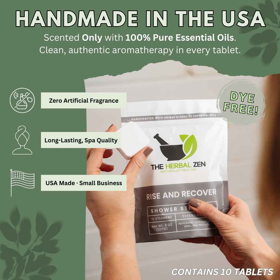 Aromatherapy Shower Steamers with Essential Oils, Made in The USA Shower Bombs, Shower Bomb Aromatherapy, Relaxing Gifts for Women, Spa Day Gifts, Birthday Gifts, Shower Bath Bombs