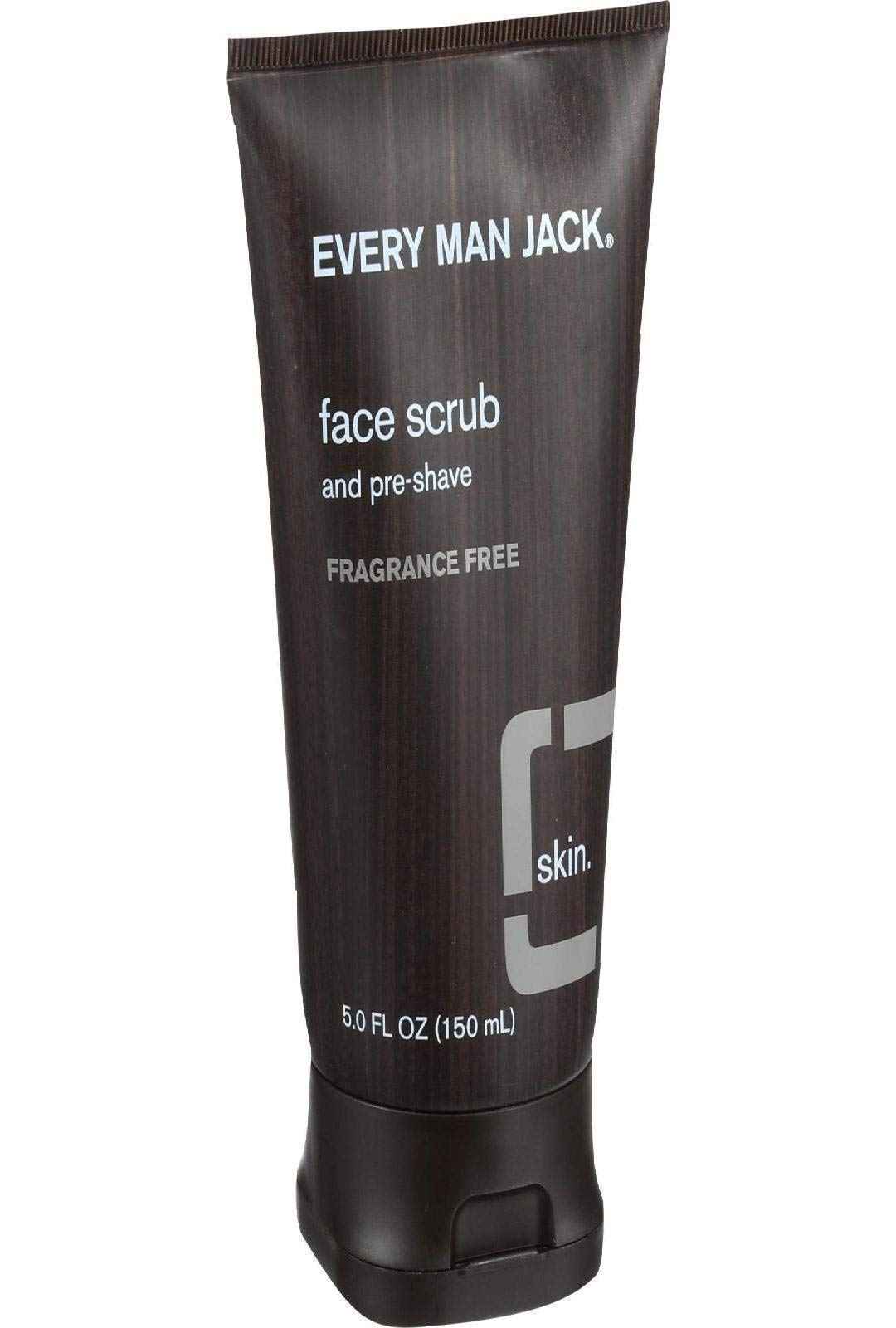 Every Man Jack Face Scrub, Fragrance Free, 5.0-ounce