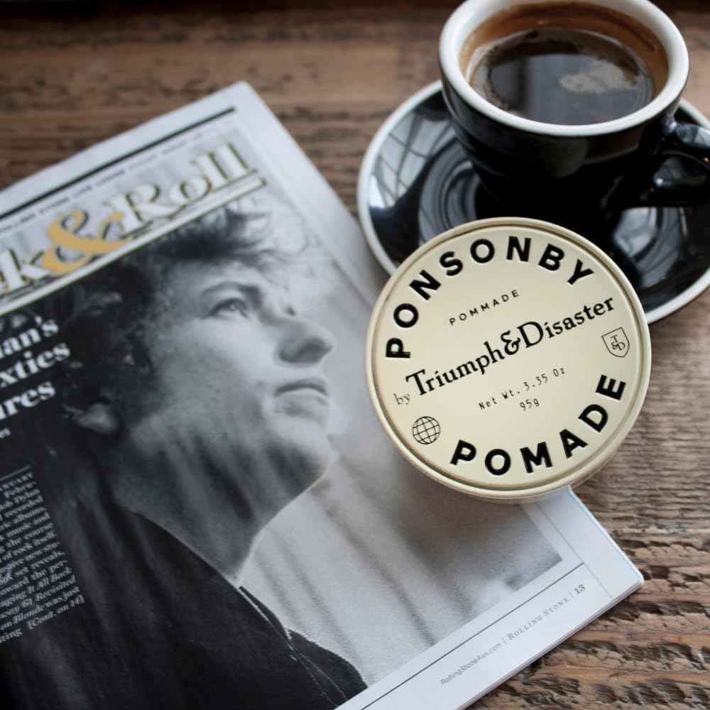 TRIUMPH & DISASTER Ponsonby Pomade – Medium Hold Hair Wax for Men and Women, High Shine, Non-Greasy Finish, 95g – Fine to Thick Hair