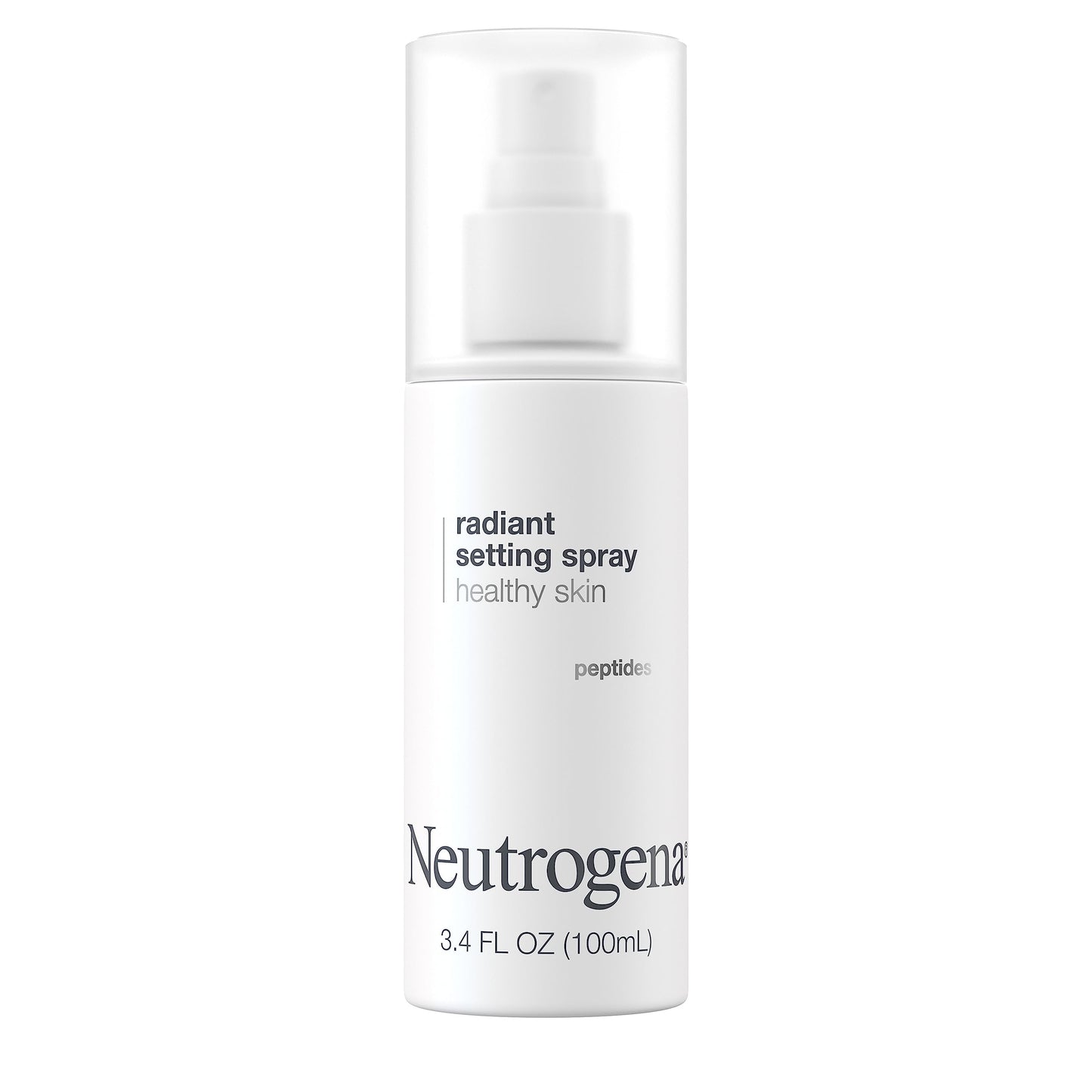 Neutrogena Radiant Makeup Setting Spray, Long-Lasting & Weightless Face Setting Mist for Healthy Looking, Glowing Skin, 3.4 Fl Oz