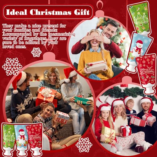 24 Pcs Christmas Lotion bulk Travel Size Body Lotion Natural Fragrance Moisturizing Body Cream for Women Birthday Xmas Gift Stocking Stuffer
