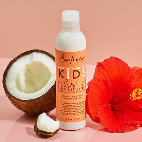 SheaMoisture Kids 2-in-1 Coconut Hibiscus Shampoo Conditioner 8oz