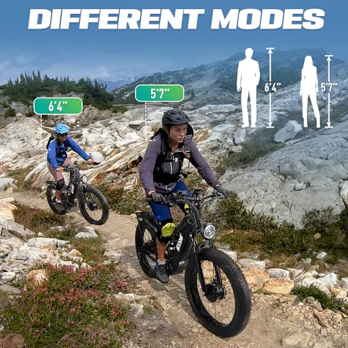 EcoE 9000W Dual Motor Electric Bike 52MPH 26x4 Fat Tire