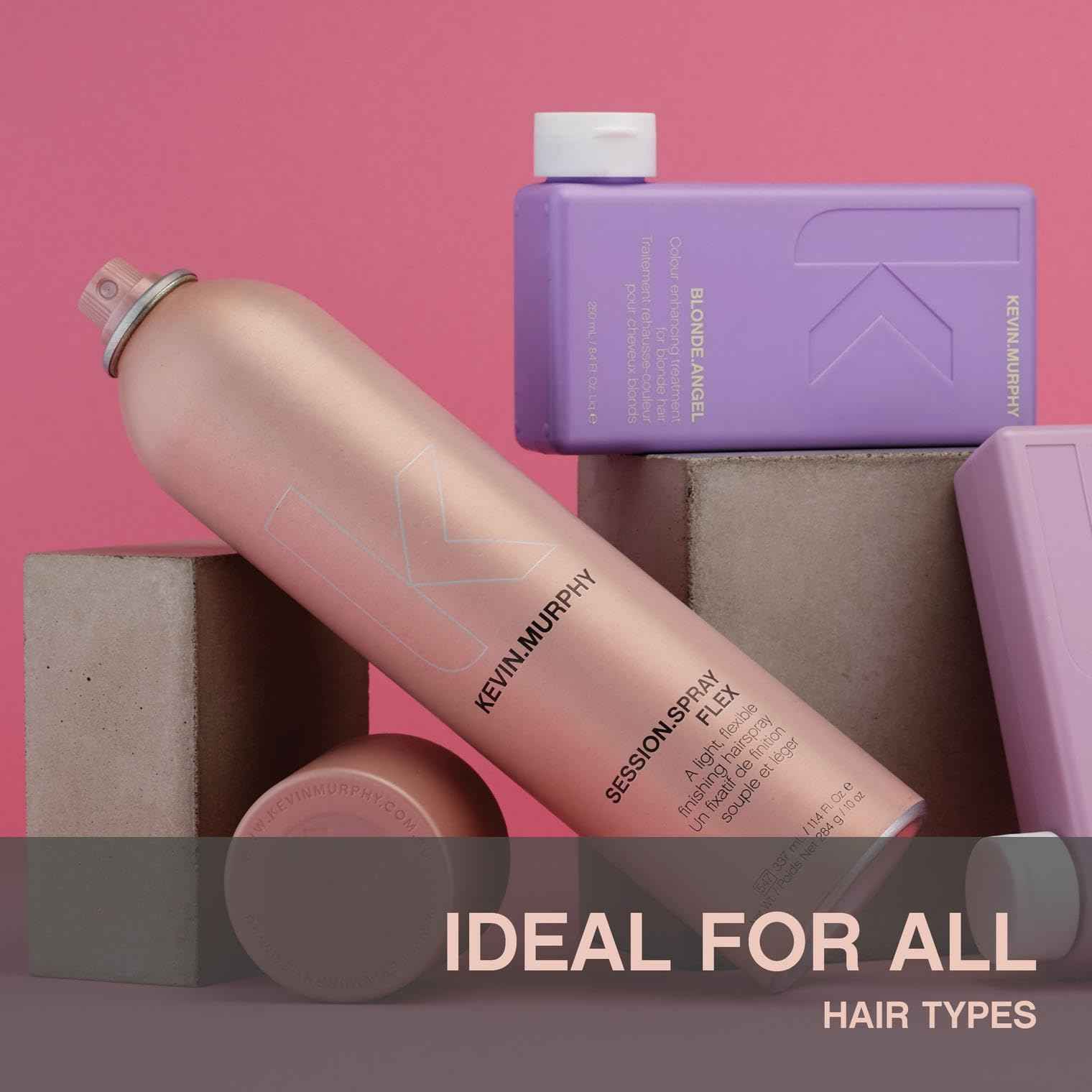 KEVIN.MURPHY SESSION.SPRAY FLEX - Flexible Finishing Hair Spray - For All Hair Types - Lightweight Hold - Humidity Resistant Hair Care - 337 mL / 11.4 fl oz