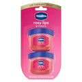 Vaseline Lip Therapy Rosy Lips Mini Tinted Lip Balm 2-Pack