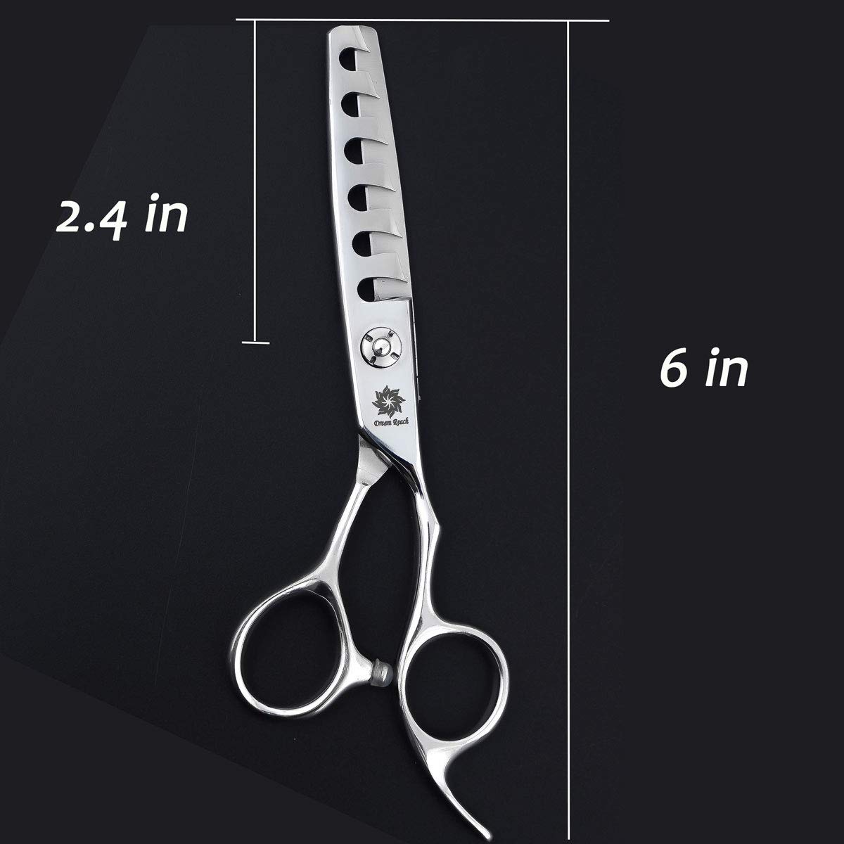 Dream Reach Professional 6 inch Hair Cutting Scissors, Japanese 440C Steel Thinning Shear for Men/Women Cutting for Salon/Barber/Home