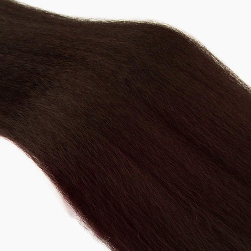 Dark Brown Kinky Straight Human Hair Bundles #4 Yaki Human Hair Bundles 26 26 inch Chocolate Brown Human Hair 2 Bundles Color #4 Brown Bundles