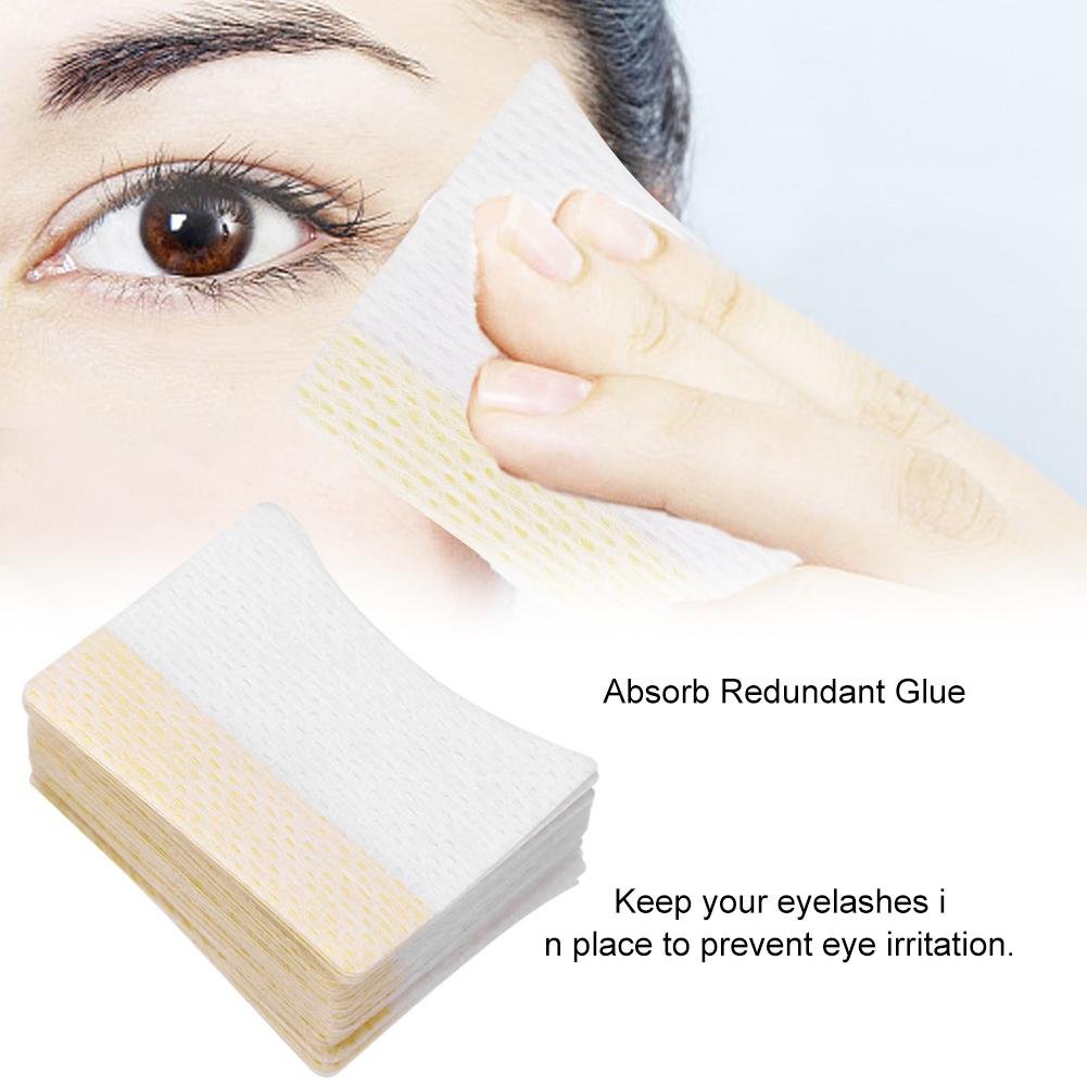 Rotekt 80pcs Cotton Disposable Eyelash Extension Patch Stickers Shield Under Pad Makeup Tool