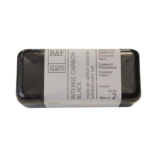 R&F Artist Encaustic Paint, Intense Carbon Black, 104 ml