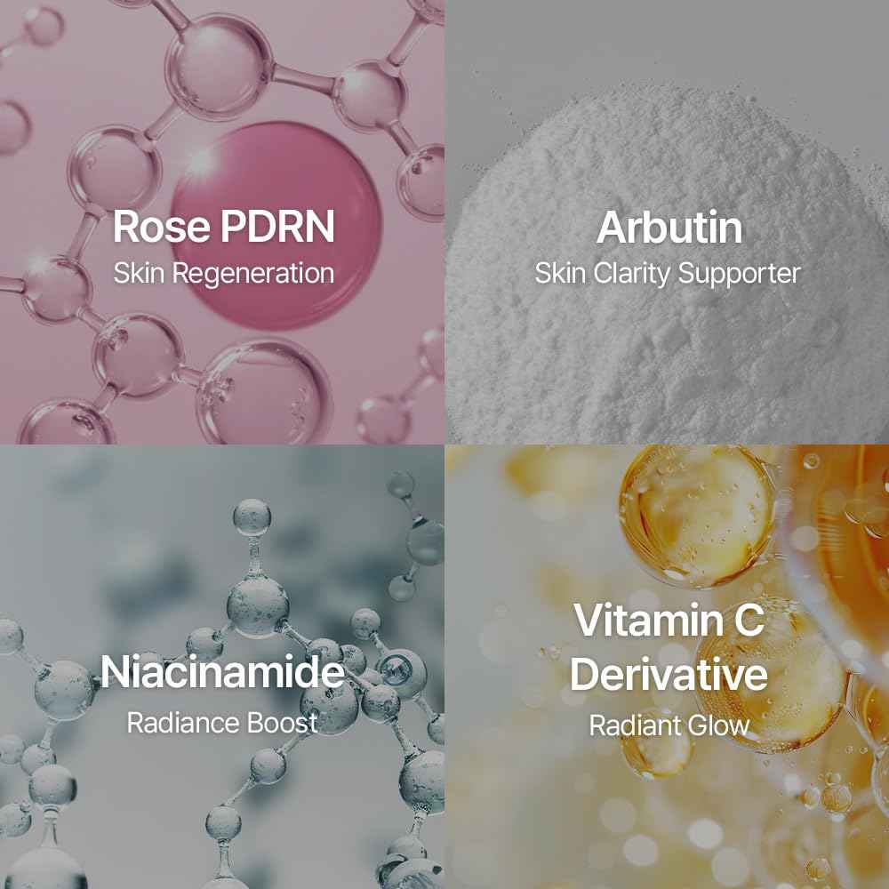 ISOI Brightening Serum with Rose PDRN, Advanced Spot Correcting Formula for Uneven Skin Tone and Radiance, Korean Skincare (1.18 fl.oz, 35ml)