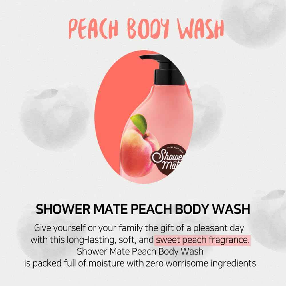 SHOWERMATE Natural Body Wash 42.3 fl oz, 1.2 kg (Peach)
