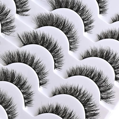Wispy False Lashes 14 Pairs 9-14mm Mink Lash Pack