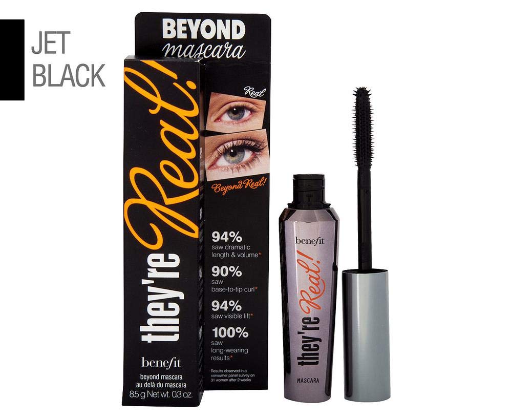 Benefit They're Real! Mascara, Beyond Black, 0.3 Ounce