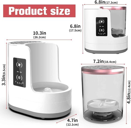 3 IN 1 Electric Makeup Brush Cleaner Machine With Makeup Brush Dryer-Holder-Portable Automatic USB Cosmetic Brushes Cleaner Tool for All Size Beauty Makeup Brush Set,Contour, Eyeshadow, Blush Brush