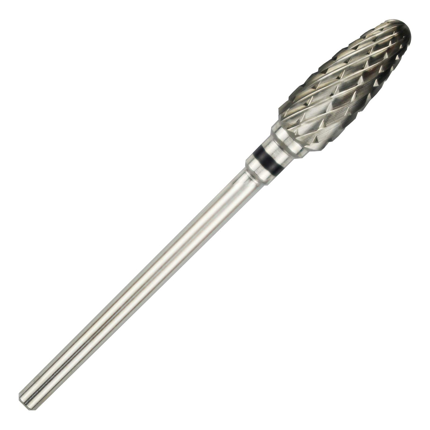 C & I Flame Bit Carbide Nail Drill for Electric Manciure Drill Machine of Nail Beauty (Extra Coarse -XC, Silver)